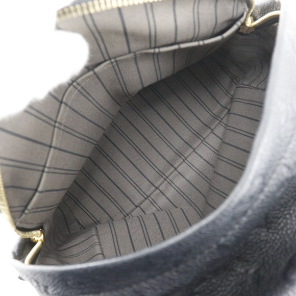 LOUIS VUITTON Black Monogram Backpack - Picture 5 of 9